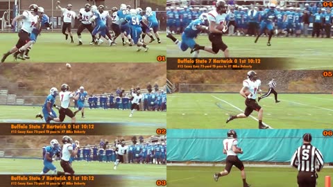 Prototype 349: Buffalo State's Casey Kacz 75yd TD pass to Mike Doherty vs Hartwick