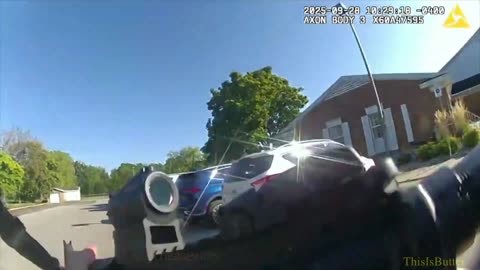 Grand Blanc Twp. Police showed bodycam of an officer shooting that killed the LDS Church shooter