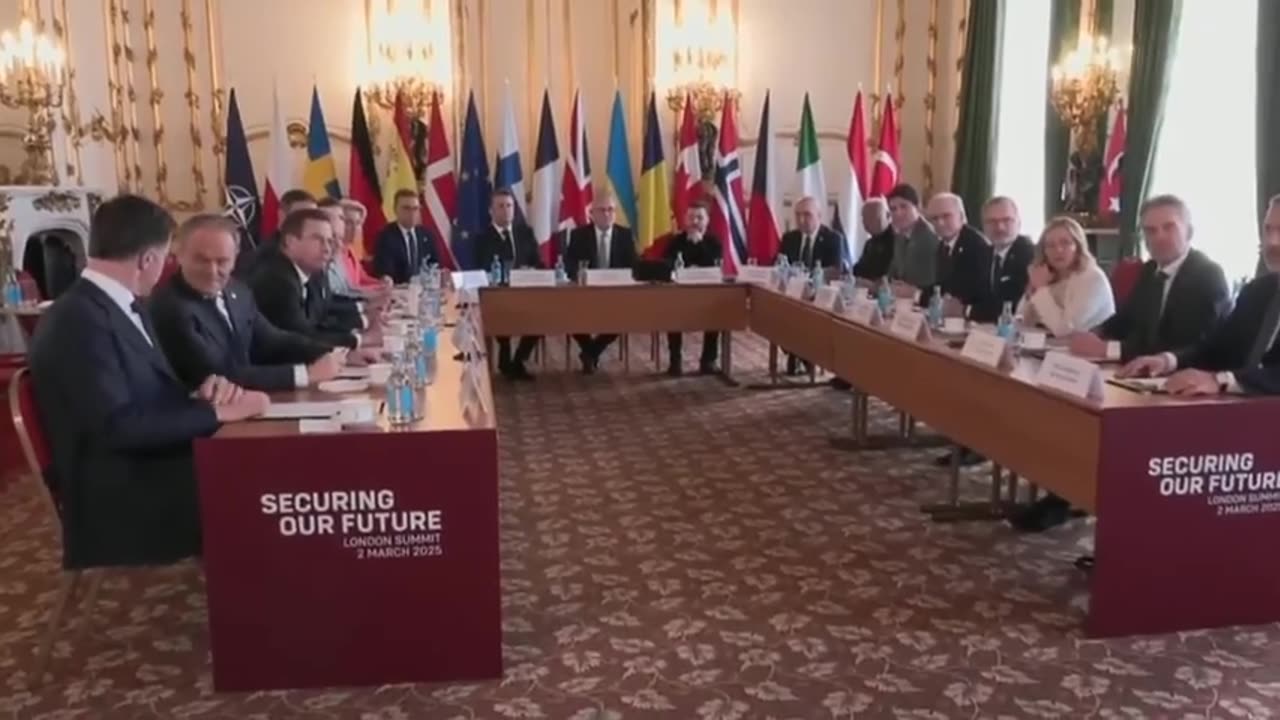 Zelensky meets European leaders in London