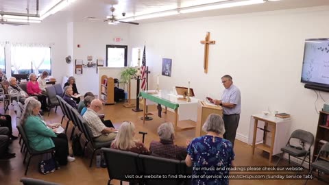 Proper 24, ACHS Sunday Service