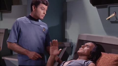 1967 Kirk faces the Wrath of Khan in The Space Seed on Star Trek