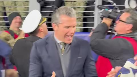 EPIC! Hegseth Fires Off a Cannon at Army-Navy Game