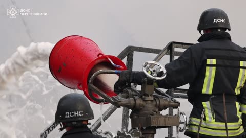 💥🚨 Ukraine Russia War | Emergency Crews Battle Chernihiv Blaze | RCF