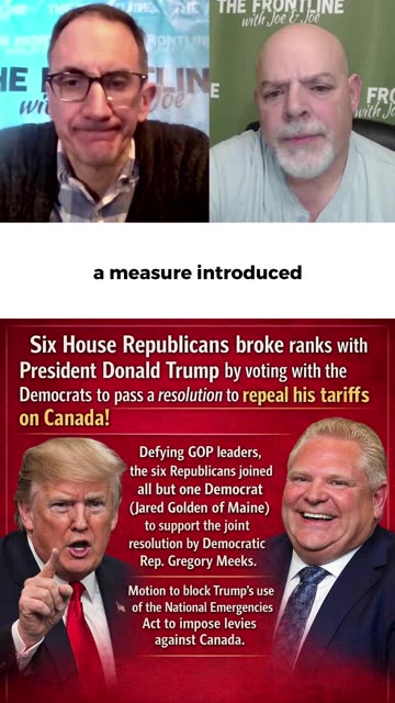Trump vs Canada: 6 Republicans Turn on Trump! Vote with Democrats on Canadian Tariffs!