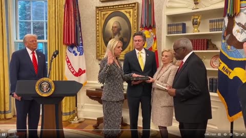 Pam Bondi được tuyên thệ nhậm chức tổng chưởng lý mới của @realDonaldTrump.