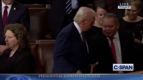 Lawmakers Chant 'USA, USA' As Trump Takes Podium For Joint Address To Congress