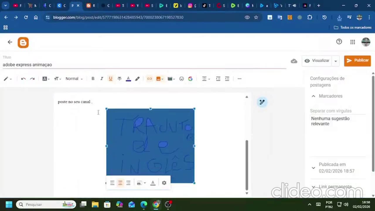 a criaçao de videos completo