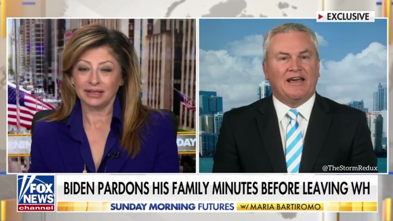 🔥 James Comer doesn’t think the pardons Biden issued will, Hold up...