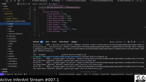Active InferAnt Stream 007.1 ~ AgentMaker for PyMDP for Active Inference Biofirms for Bioregionalism