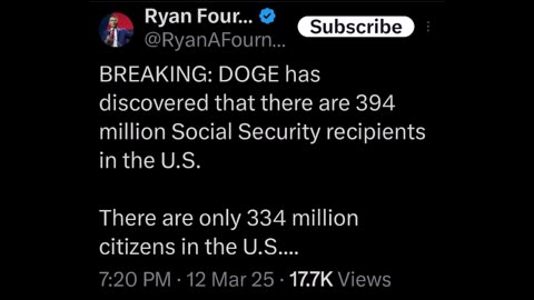 394 million Americans on social security - WTF