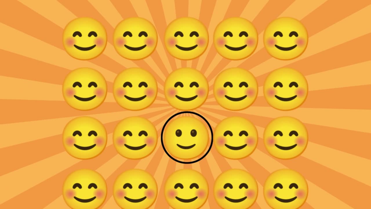 😃 Find the Different Emoji Challenge! 🤔