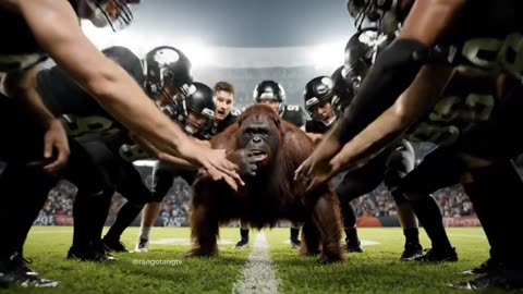 Gorilla Are playing a football😱😂😂