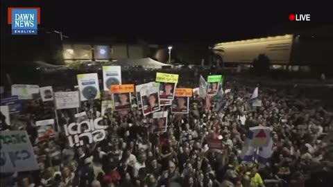 Trump receives tremendous applause at Tel Aviv rally