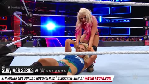 FULL MATCH - Charlotte Flair vs. Alexa Bliss - Champion vs. Champion Match Survivor Series 2017