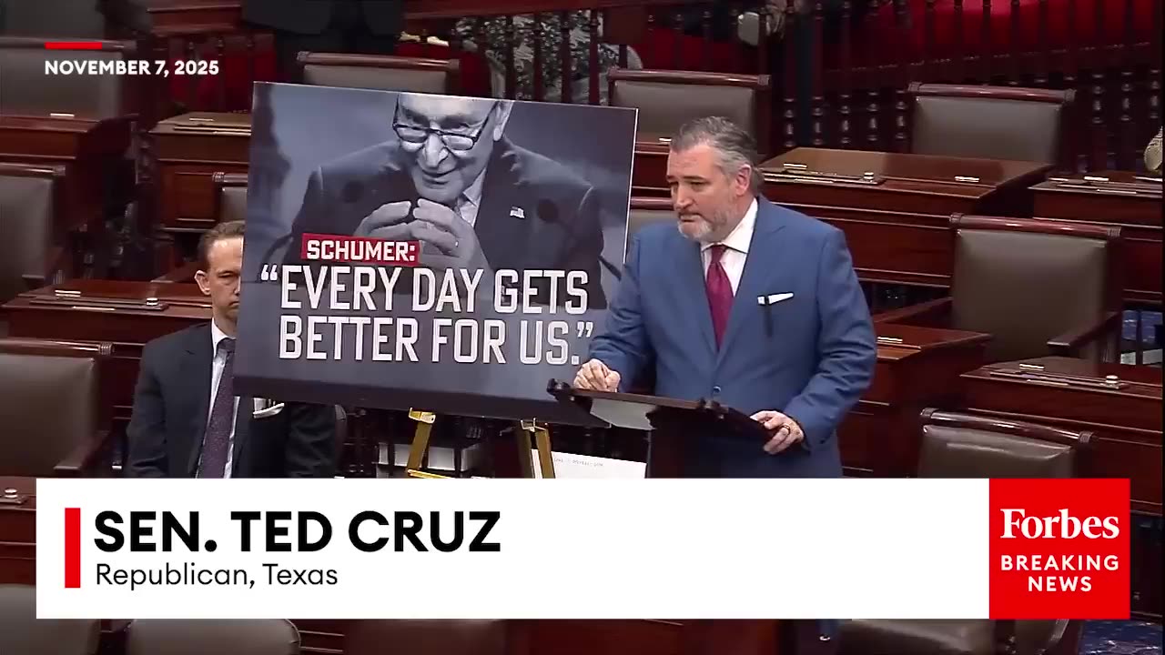 BREAKING: Ted Cruz Impersonates Mr. Burns During Brutal Takedown Of Chuck Schumer's Shutdown Quote