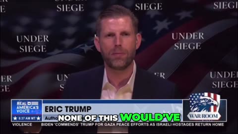 🟢 WATCH: Eric Trump Exclusive Interview -- PART 2