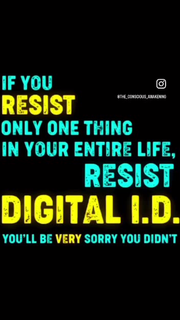 DIGITAL ID : DO NOT COMPLY, YOU HOLD THE POWER