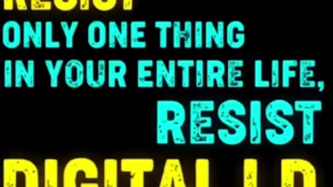 DIGITAL ID : DO NOT COMPLY, YOU HOLD THE POWER