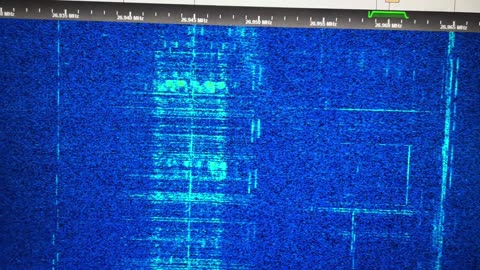 27.940 Data Stream + POCSAG Paging 27940 kHz 11 Meter Band [G8JNJ SDR] 24 Feb