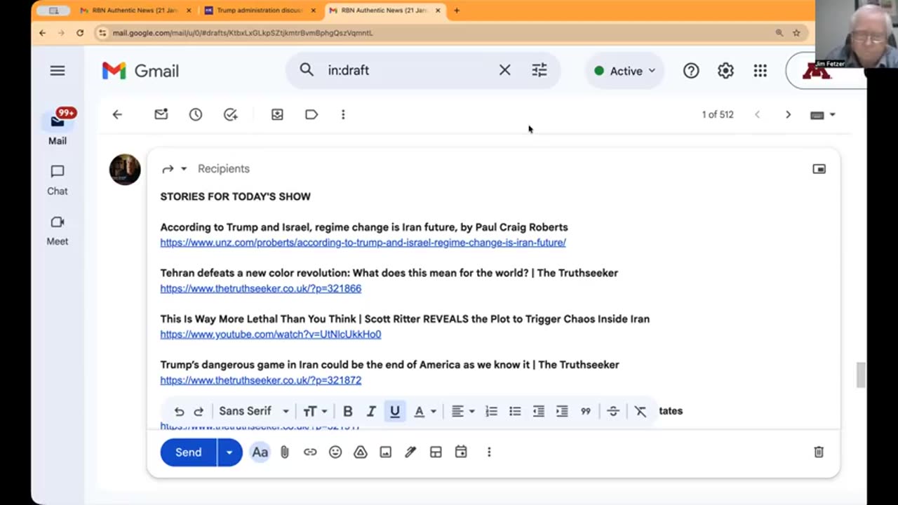 RBN Authentic News (21 January 2026)