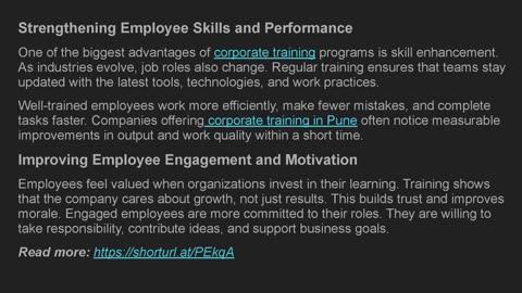 How Corporate Training Programs Drive Business Growth