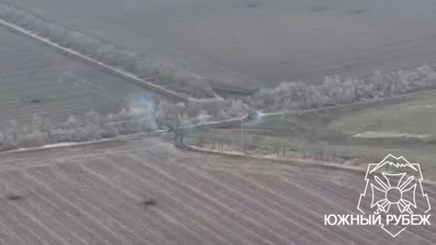 Fire Defeat of a Ukrainian T-72 While Retreating From a Firing Position Near Ulakly