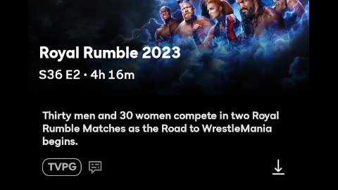 WWE Royal Rumble 2023