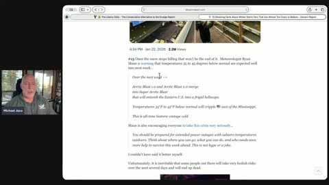 Minneapolis going to burn after new shooting as Liberals destroy America? Winter Storm Fern, Silver.