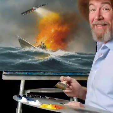 🖌️ Even Bob Ross loves blowing up drug smugglers 🎨