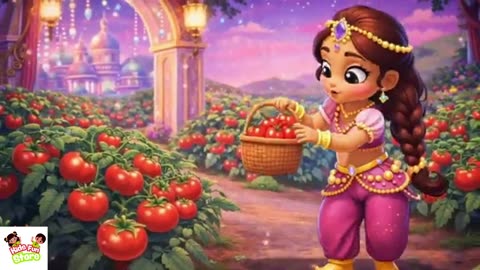 आहा टमाटर - Aaha Tamatar Bade Mazedar | Hindi Nursery Rhymes And Kids Song