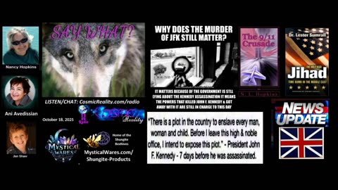 SAY WHAT 10/18/25 - Russian Release of JFK Assassination Documents