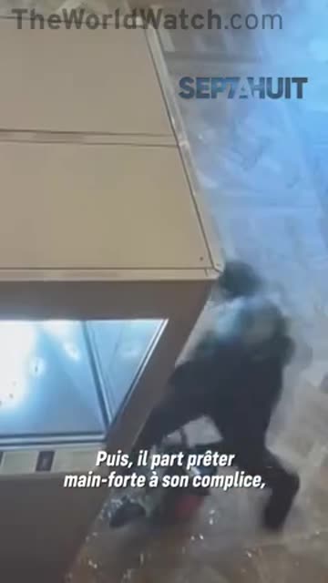 Newly released video of the Louvre heist back in October, reveals new details