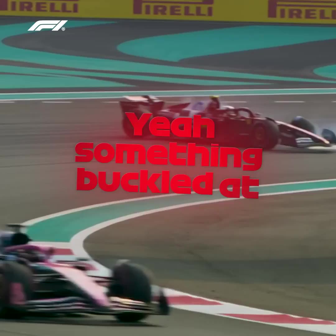 Formula 1 - Lewis Hamilton finds the barriers after a big spin at Turn 9 😖