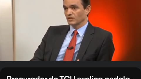 Procurador do TCU explica pedaladas. 2016/01/22