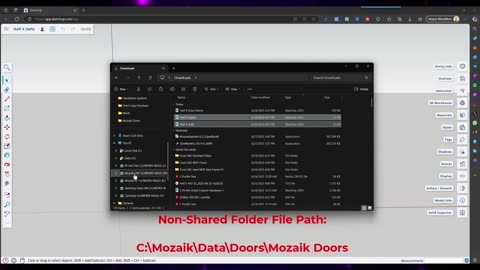 How To Make Custom Doors In Mozaik Software Fast!