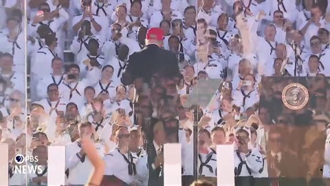 WOW!! The US Navy GOES CRAZY when Trump does his dance!