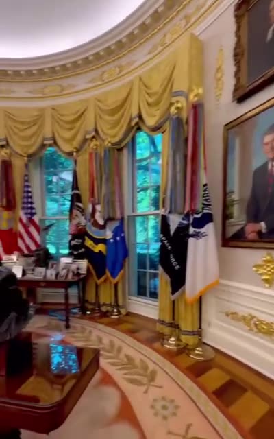 🟢 WATCH: EXCLUSIVE LOOK Inside The Redesigned Oval Office