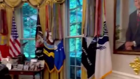 🟢 WATCH: EXCLUSIVE LOOK Inside The Redesigned Oval Office
			