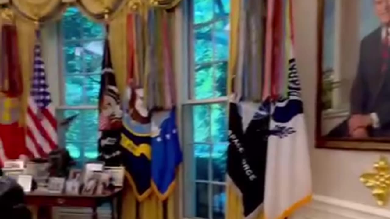 🟢 WATCH: EXCLUSIVE LOOK Inside The Redesigned Oval Office