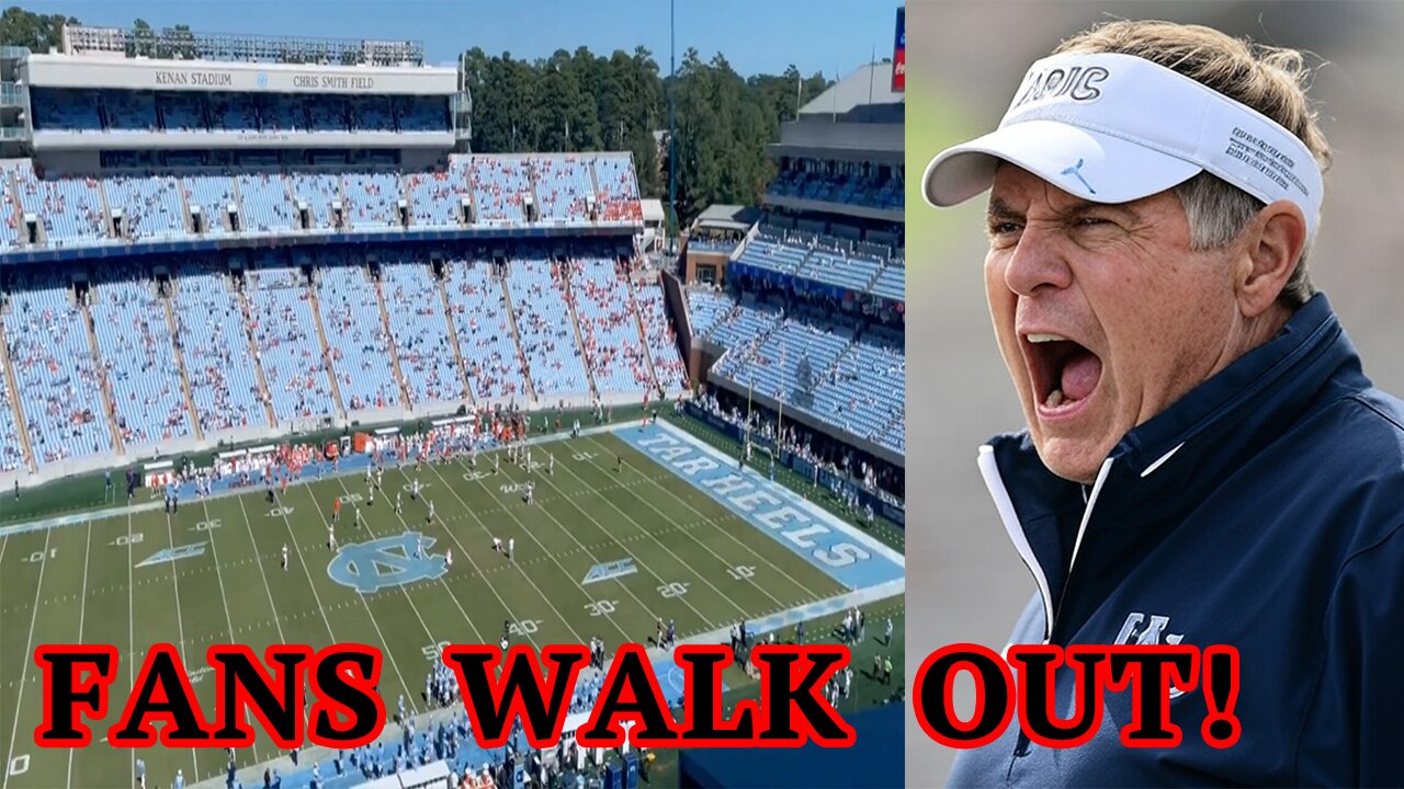UNC is DONE with Bill Belichick after BLOWOUT LOSS! Fans HIT THE EXIT! EMPTY STADIUM GOES VIRAL!
