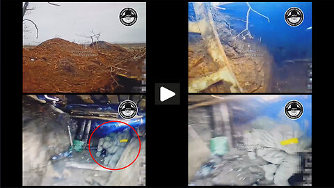 Kursk region: Russian wired FPV drone uninvited visits Ukrainian trench