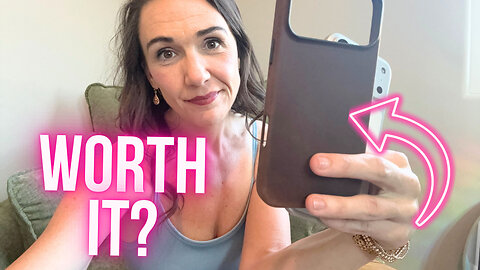 iPhone 17 Pro Max Leather Case, Magsafe, Slim Fit, Shockproof, Metal Buttons, Camera Bump Frame.