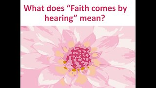 March 21 (Year 4) Is reading the Bible aloud faith by hearing? - Tiffany Root & Kirk VandeGuchte