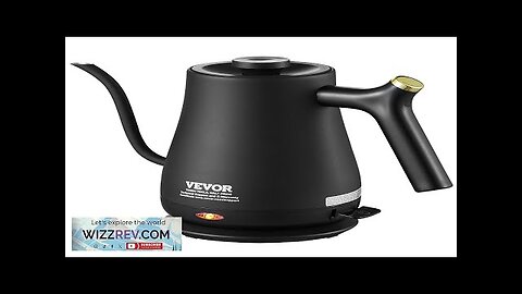 VEVOR 1L Electric Gooseneck Kettle 1200W Fast Heating Gooseneck Pour Over Coffee Review