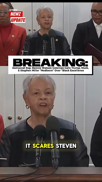 🚨 BREAKING Rep Bonnie Watson Coleman Calls Trump, Musk “Mediocre” Over “Black Excellence”
