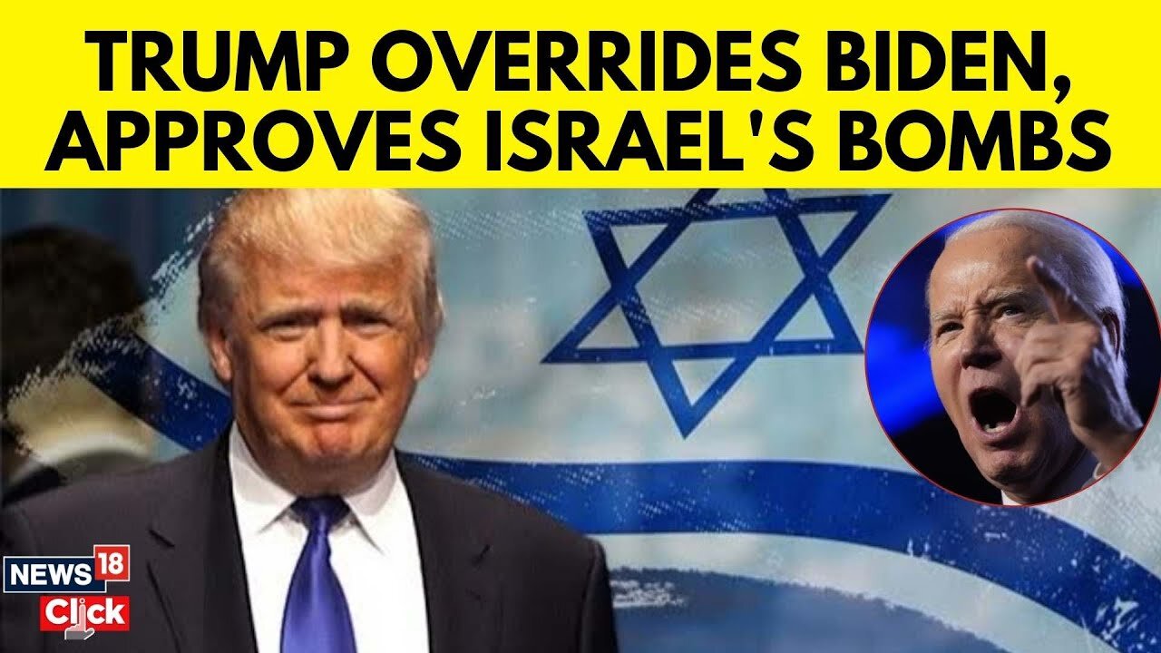 Trump 2.0 | Trump Lifts Biden Hold On,000-pound Bombs To Israel | Trump Latest News |