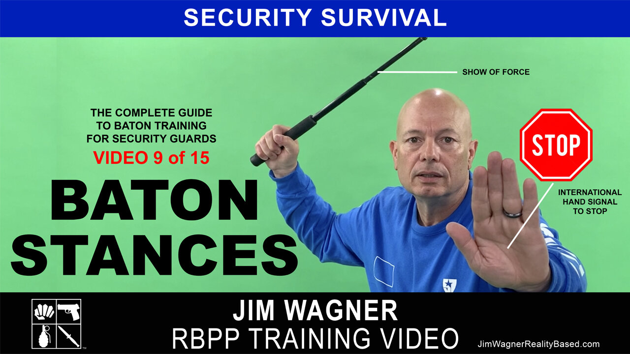 Baton Stances Training Video 9 of 15 by Jim Wagner
