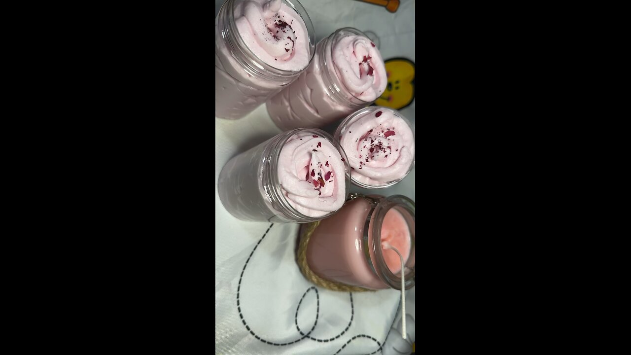 Whipped rose soap