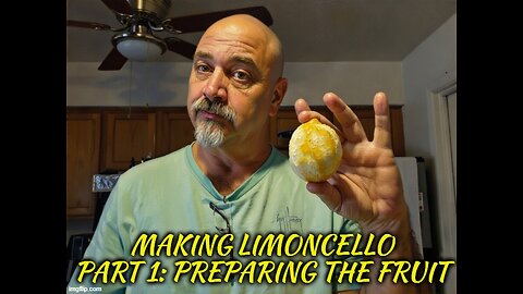 Making Limoncello Part 1: Preparing The Fruit