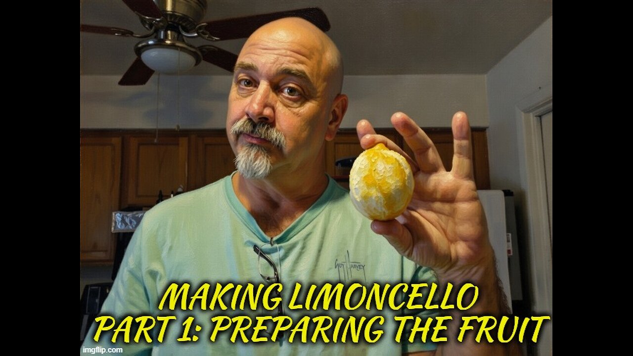 Making Limoncello Part 1: Preparing The Fruit